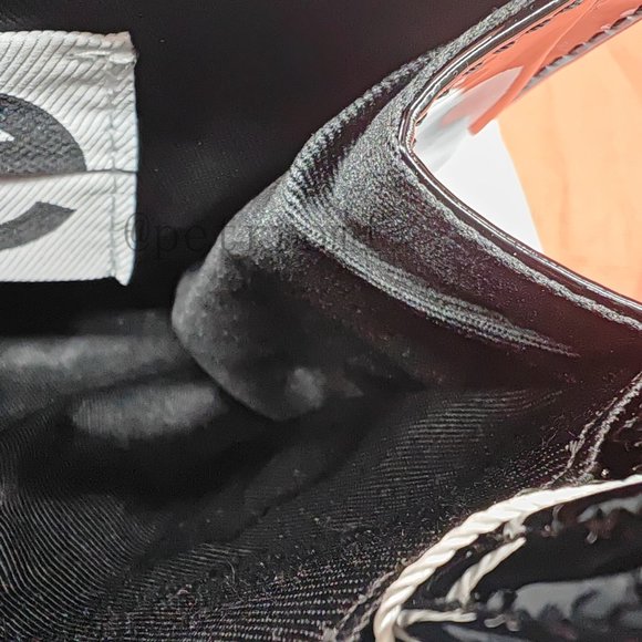 Telfar small black Patent Shopping Bag - Picture 8 of 8